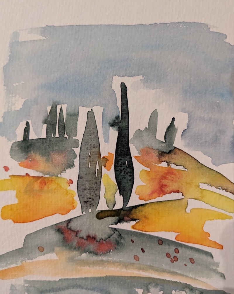 Abstrakte Landschaft